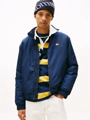 Tommy Jeans Water Repellent Relaxed Padded Jacket - Navy - L