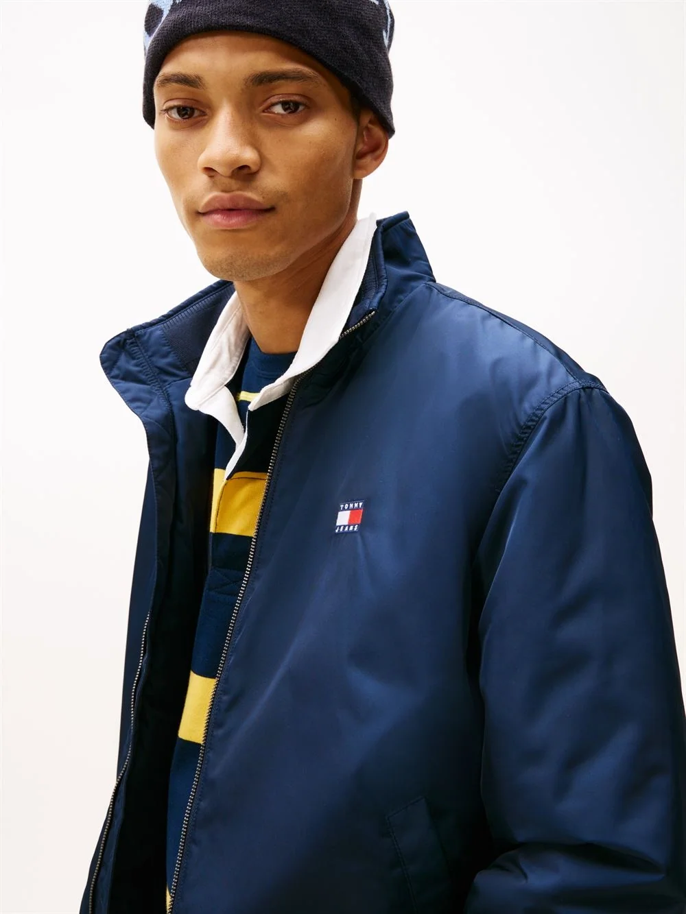 Tommy Jeans Water Repellent Relaxed Padded Jacket - Navy - L