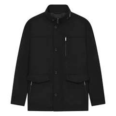 Bugatti Suede Water-Repellent Jacket - Navy - 40R