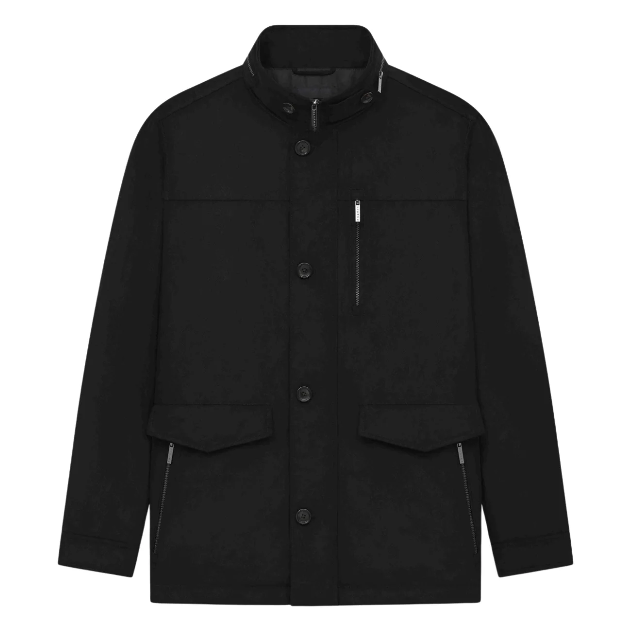 Bugatti Suede Water-Repellent Jacket - Navy - 40R