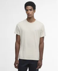 Barbour Tartan Sports T-Shirt - Beige - M
