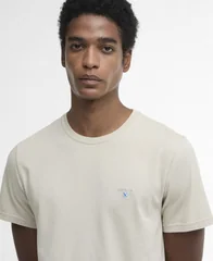 Barbour Tartan Sports T-Shirt - Beige - M