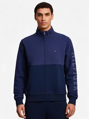 Tommy Hilfiger Performance Graphic Full Zip Jacket - Navy - L