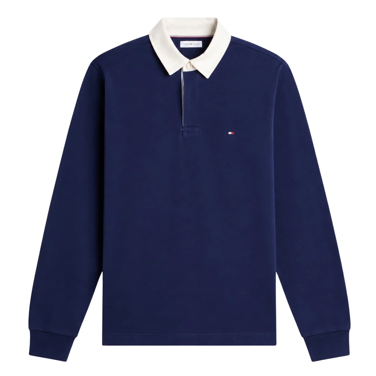 Tommy Hilfiger Essential Solid Rugby Shirt - Navy - S