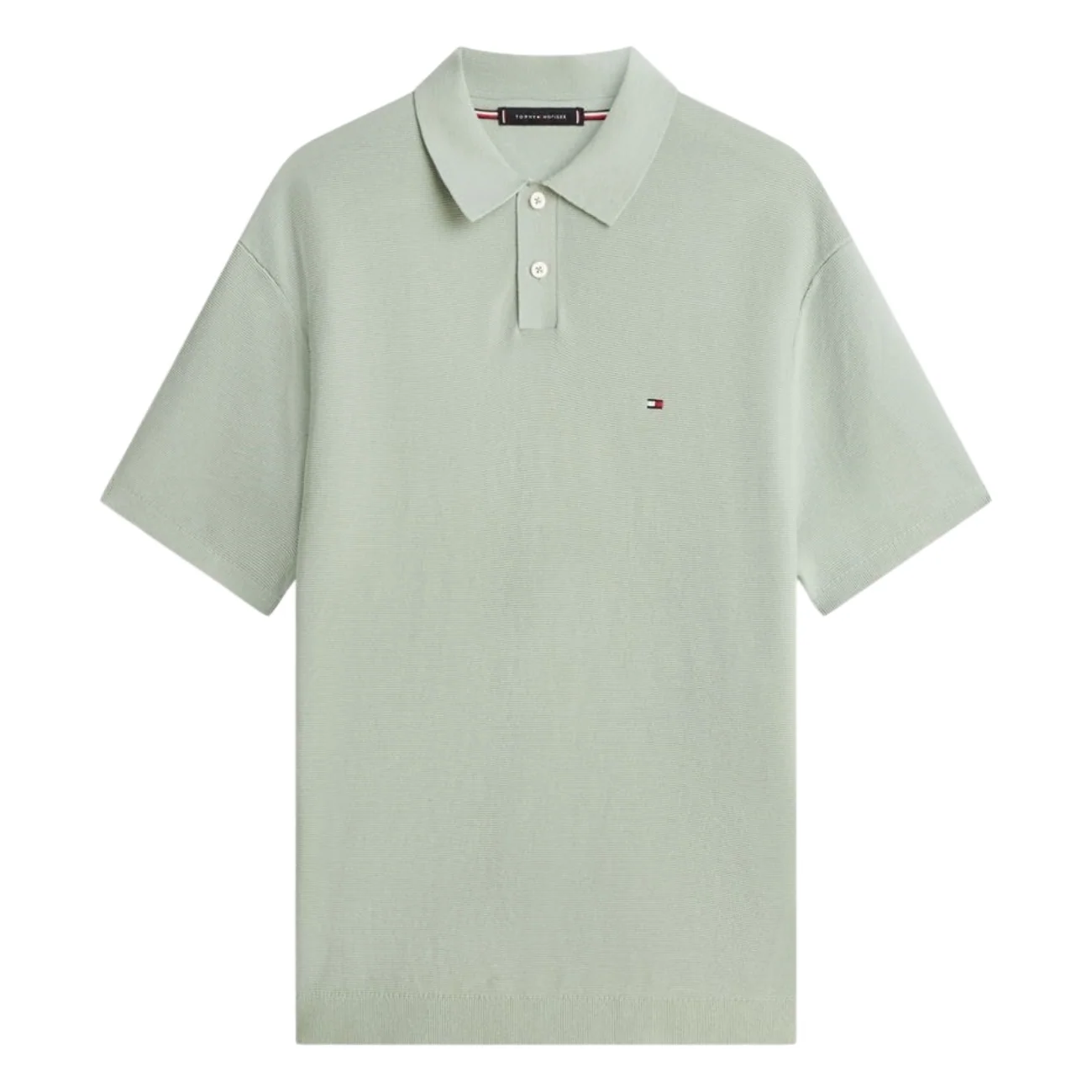 Tommy Hilfiger Cool Touch Structure Polo Shirt - Green - XL