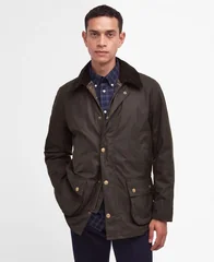 Barbour Ashby Waxed Jacket - Brown - L