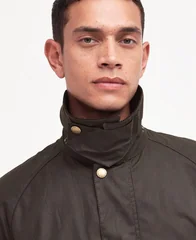 Barbour Ashby Waxed Jacket - Brown - L
