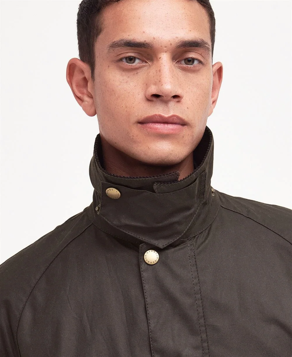 Barbour Ashby Waxed Jacket - Brown - L