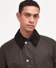 Barbour Ashby Waxed Jacket - Brown - L