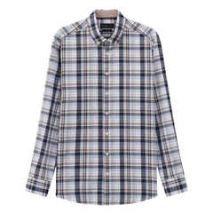 Bugatti Casual Check Pattern Shirt - Blue - L