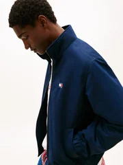 Tommy Jeans Essential Water Repellent Zip-Thru Jacket - Navy - XL
