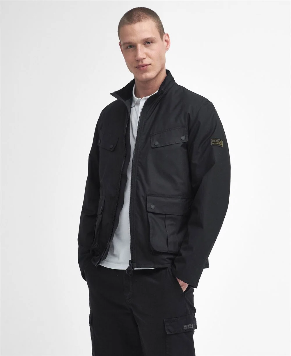Barbour International Re-Duke Wax Jacket - Black - M