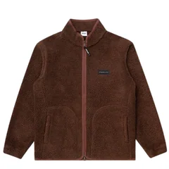 Parlez Amity Zip Thru Fleece Jacket - Coffee Brown - S