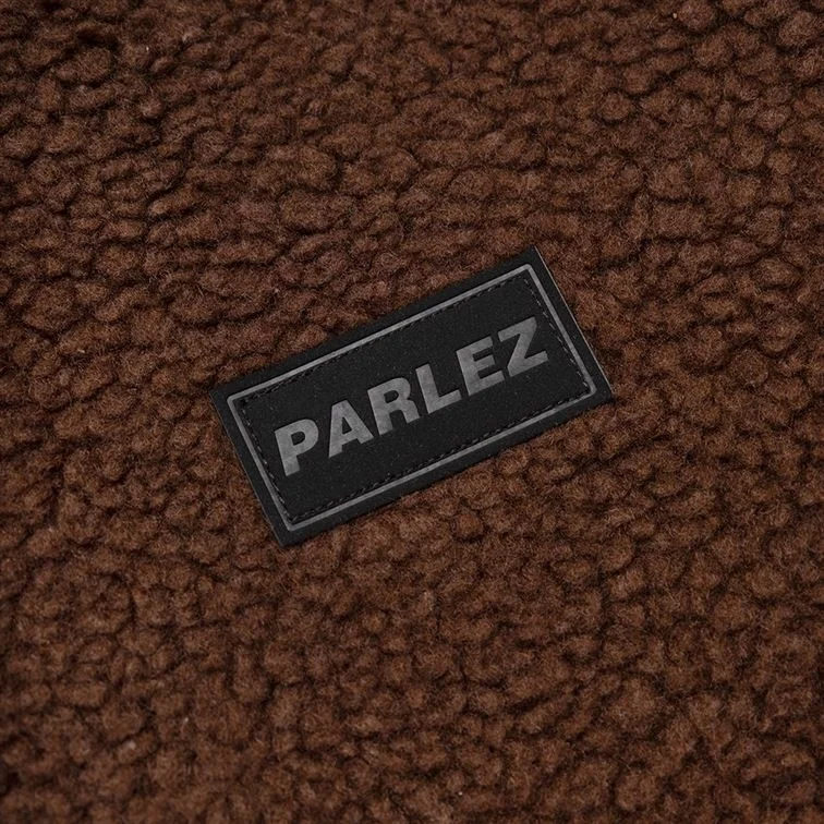 Parlez Amity Zip Thru Fleece Jacket - Coffee Brown - S
