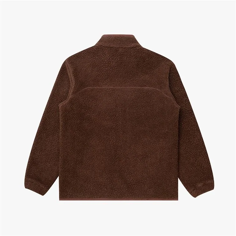 Parlez Amity Zip Thru Fleece Jacket - Coffee Brown - S