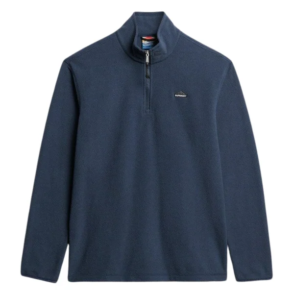 Superdry Polar Fleece Half Zip - Navy - XL
