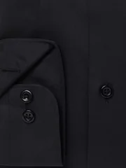 Remus Uomo Kirk Slim Fit Formal Shirt - Black - 16