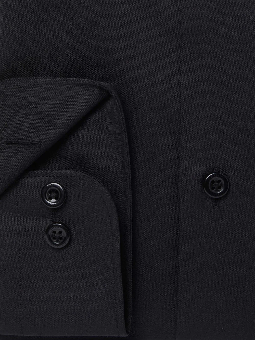 Remus Uomo Kirk Slim Fit Formal Shirt - Black - 16