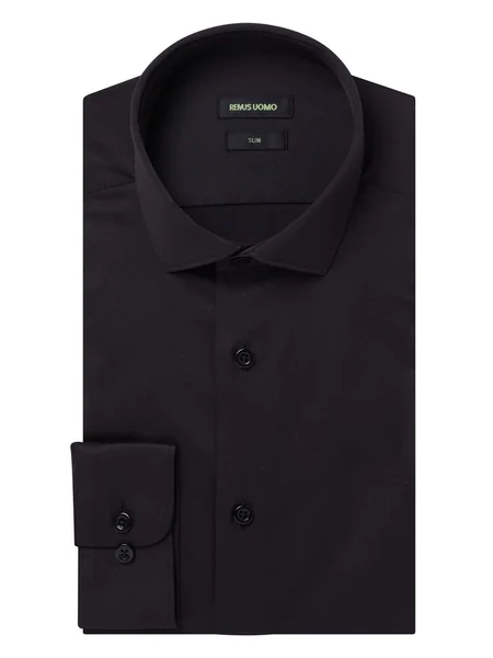 Remus Uomo Kirk Slim Fit Formal Shirt - Black - 16