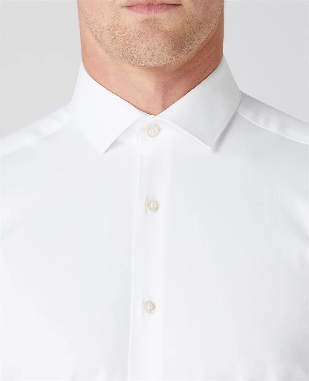 Remus Uomo Kirk Slim Fit Shirt - White - 15