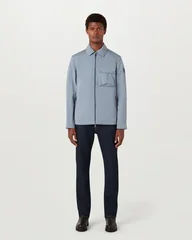 Belstaff Drome Water Repellent Overshirt - Blue Flint - S