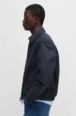 Boss Ocrush Stretch Cotton Twill Jacket - Navy - 40