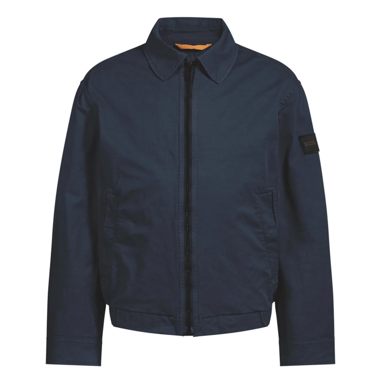 Boss Ocrush Stretch Cotton Twill Jacket - Navy - 40