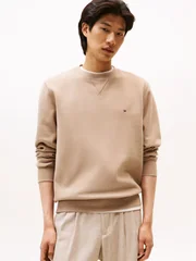 Tommy Hilfiger Essential Fleece Sweatshirt - Sand - XS