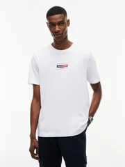 Tommy Hilfiger Small Flag Brand Love T-shirt - White - M