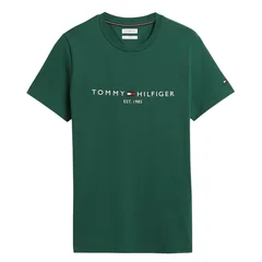 Tommy Hilfiger Tommy Logo Slim Fit T-shirt - Green - M