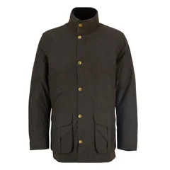 Barbour Hereford Wax Jacket - Green - M