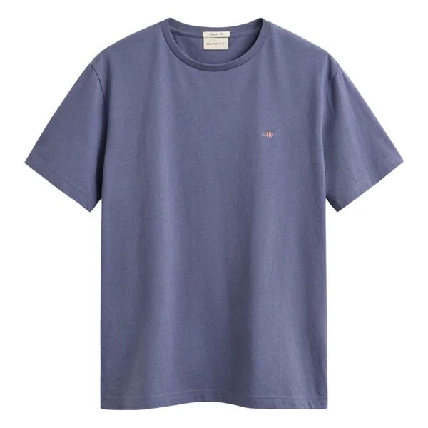 Gant Regular Shield T-Shirt - Faded Blue - S