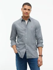 Tommy Hilfiger Heritage Oxford Tartan Shirt - Green - XL