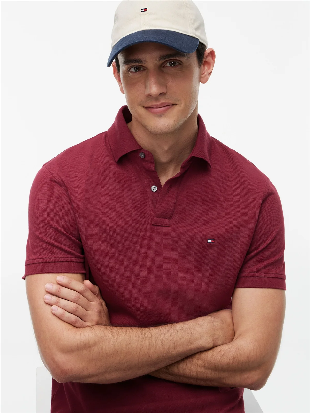 Tommy Hilfiger 1985 Regular Polo Shirt - Wine - 2XL