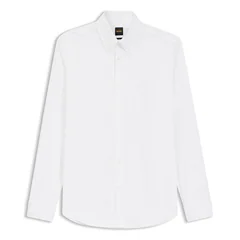 Boss Rickert_M Button Down Oxford Shirt - White - L