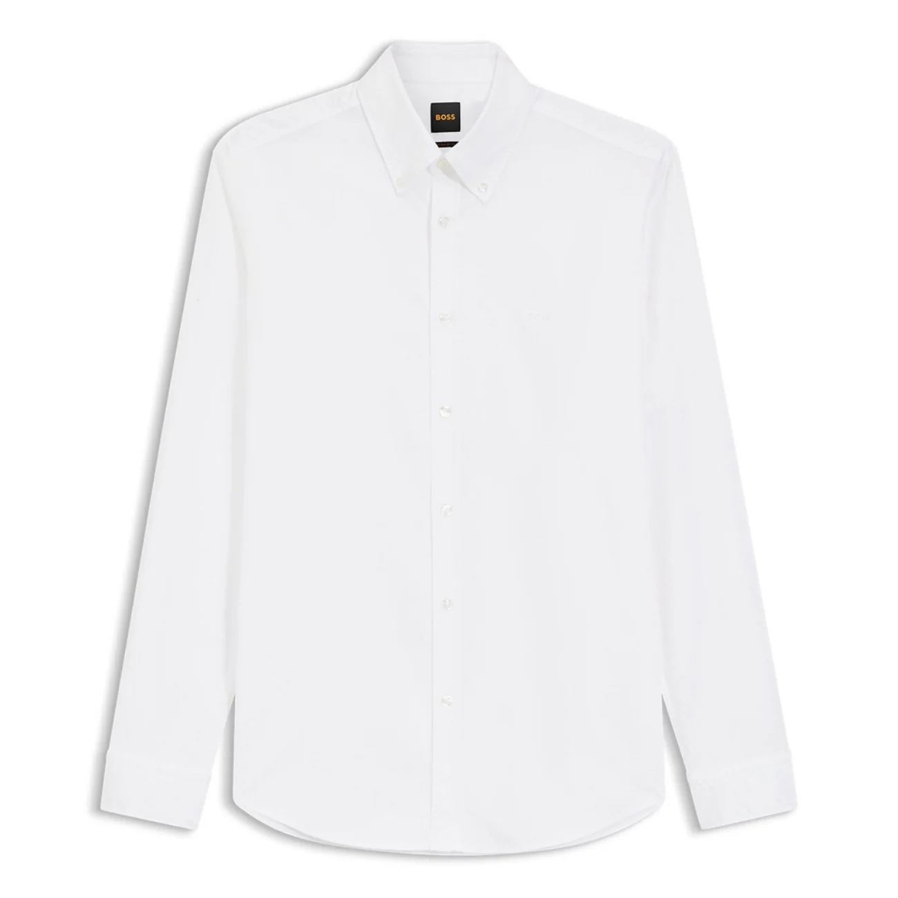 Boss Rickert_M Button Down Oxford Shirt - White - L