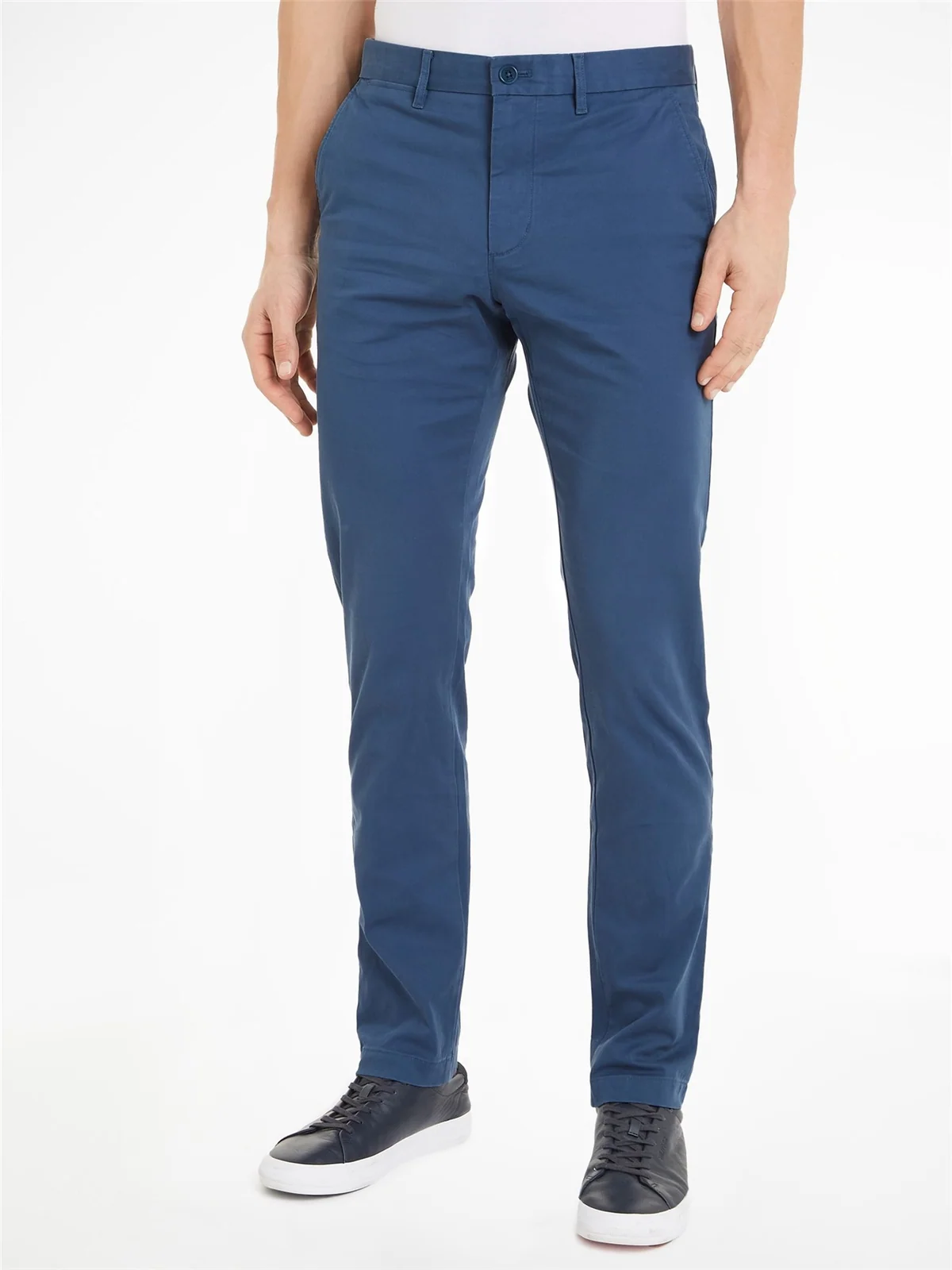 Tommy Hilfiger Chino Bleecker 1985 Slim Chinos - Blue - 30/32