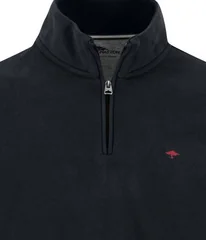 Fynch Hatton Troyer Zip Sweatshirt - Navy - S