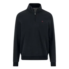 Fynch Hatton Troyer Zip Sweatshirt - Navy - S