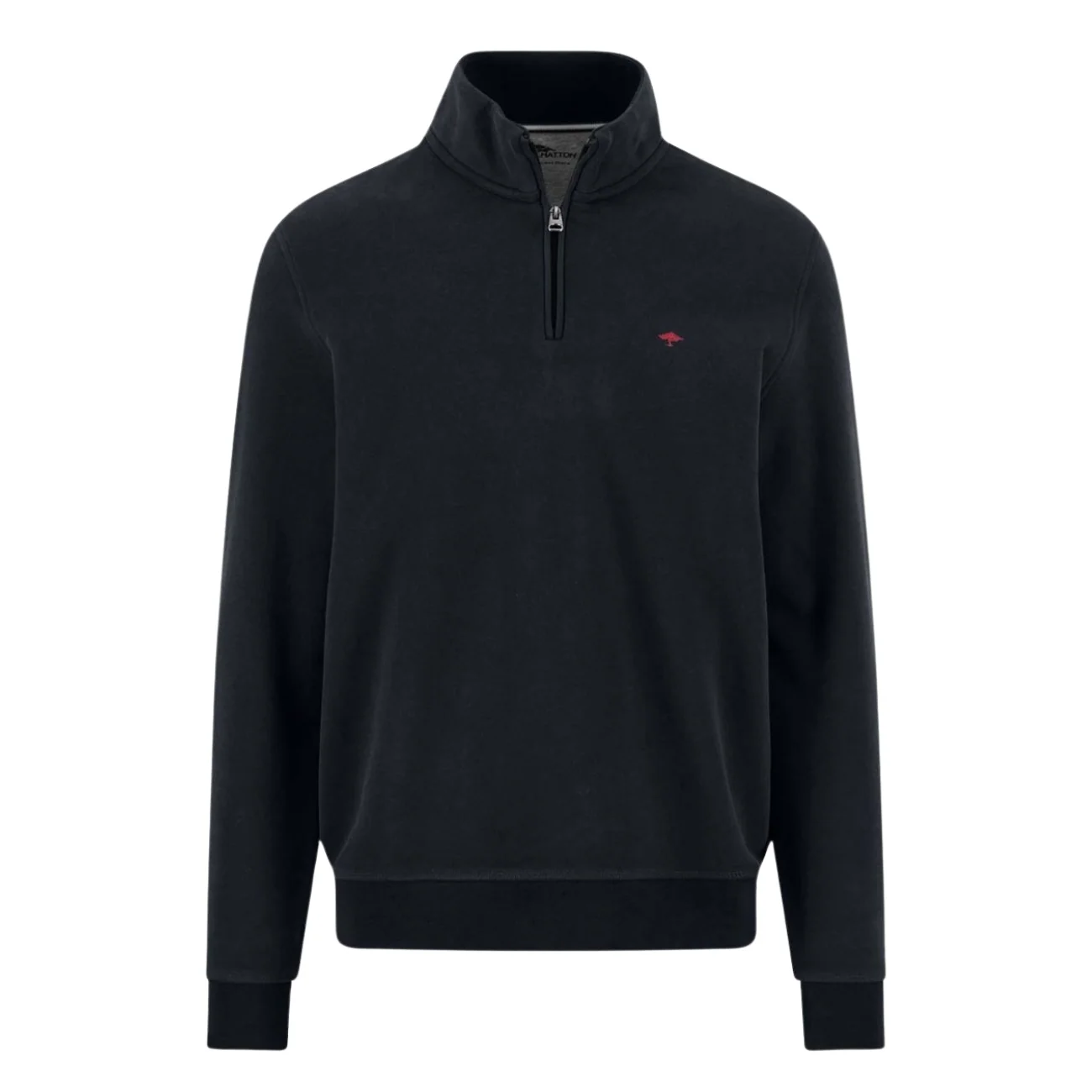 Fynch Hatton Troyer Zip Sweatshirt - Navy - S