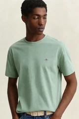 Gant Regular Shield T-Shirt - Sea Green - XL