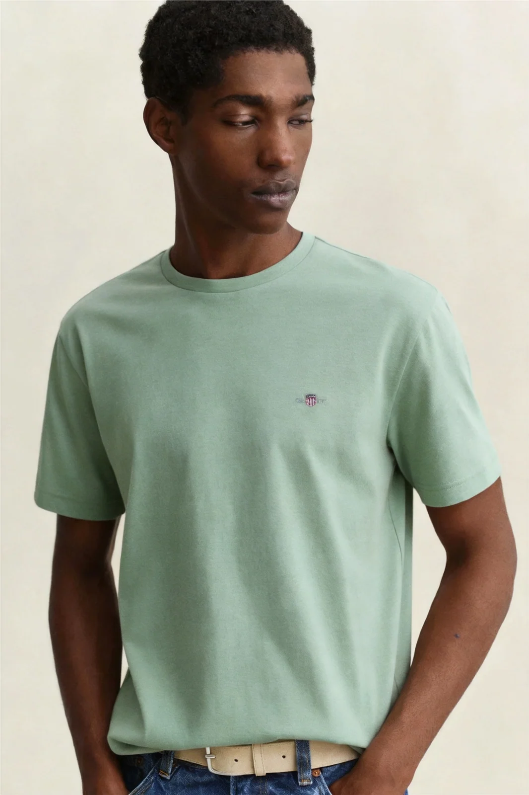 Gant Regular Shield T-Shirt - Sea Green - XL