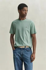Gant Regular Shield T-Shirt - Sea Green - XL