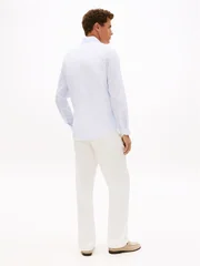 Tommy Hilfiger Smart Casual Slim Fit Oxford Shirt - Blue - 2XL