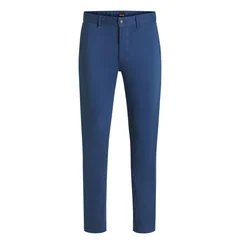 Boss Slim Stretch Cotton Chinos - Blue - 30/32