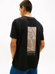 Tommy Jeans Sign Block T-shirt - Black - M