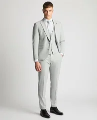 Remus Uomo Massa Waistcoat - Light Grey - 40R
