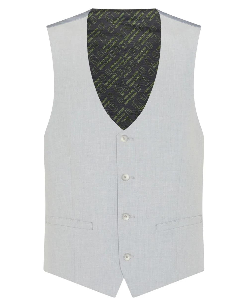 Remus Uomo Massa Waistcoat - Light Grey - 40R