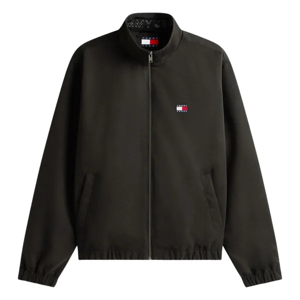 Tommy Jeans Essential Water Repellent Zip-Thru Jacket - Black - XL