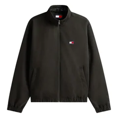 Tommy Jeans Essential Water Repellent Zip-Thru Jacket - Black - XL